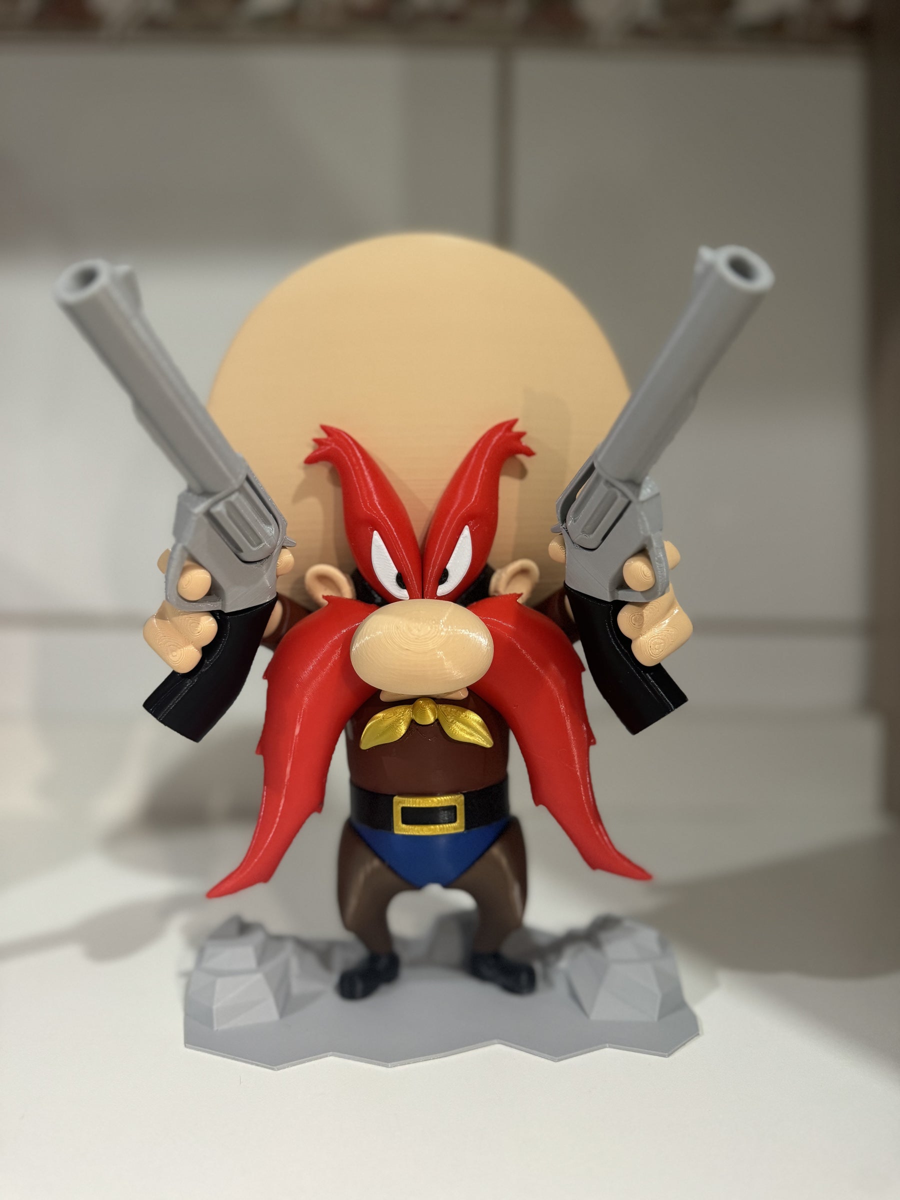 Boneco 3D do Eufrazino, o Pistoleiro – Personagem Clássico e Divertido