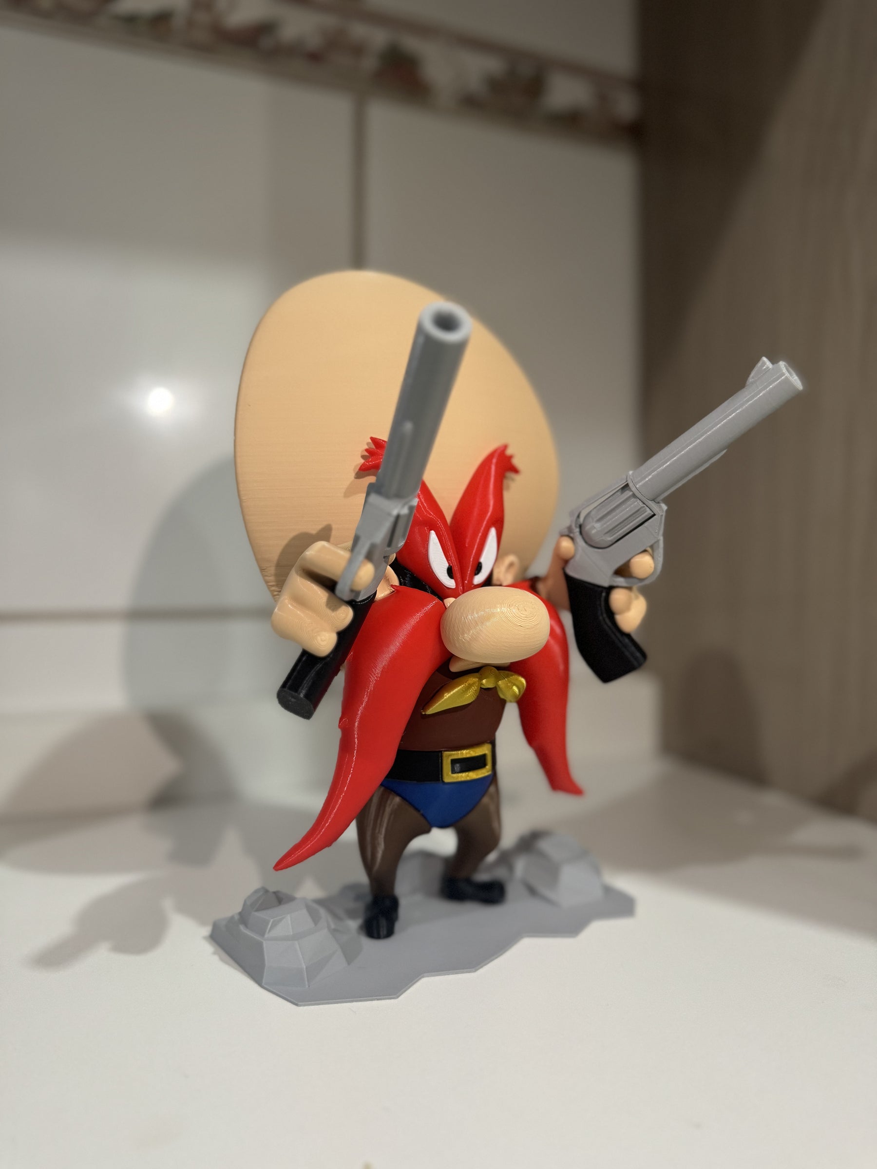 Boneco 3D do Eufrazino, o Pistoleiro – Personagem Clássico e Divertido