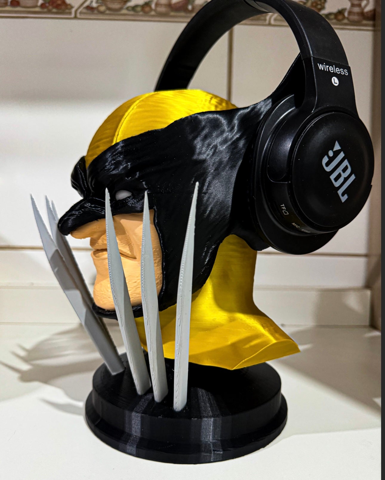 Busto do Wolverine: Enfeite e Suporte para Fones Gamer