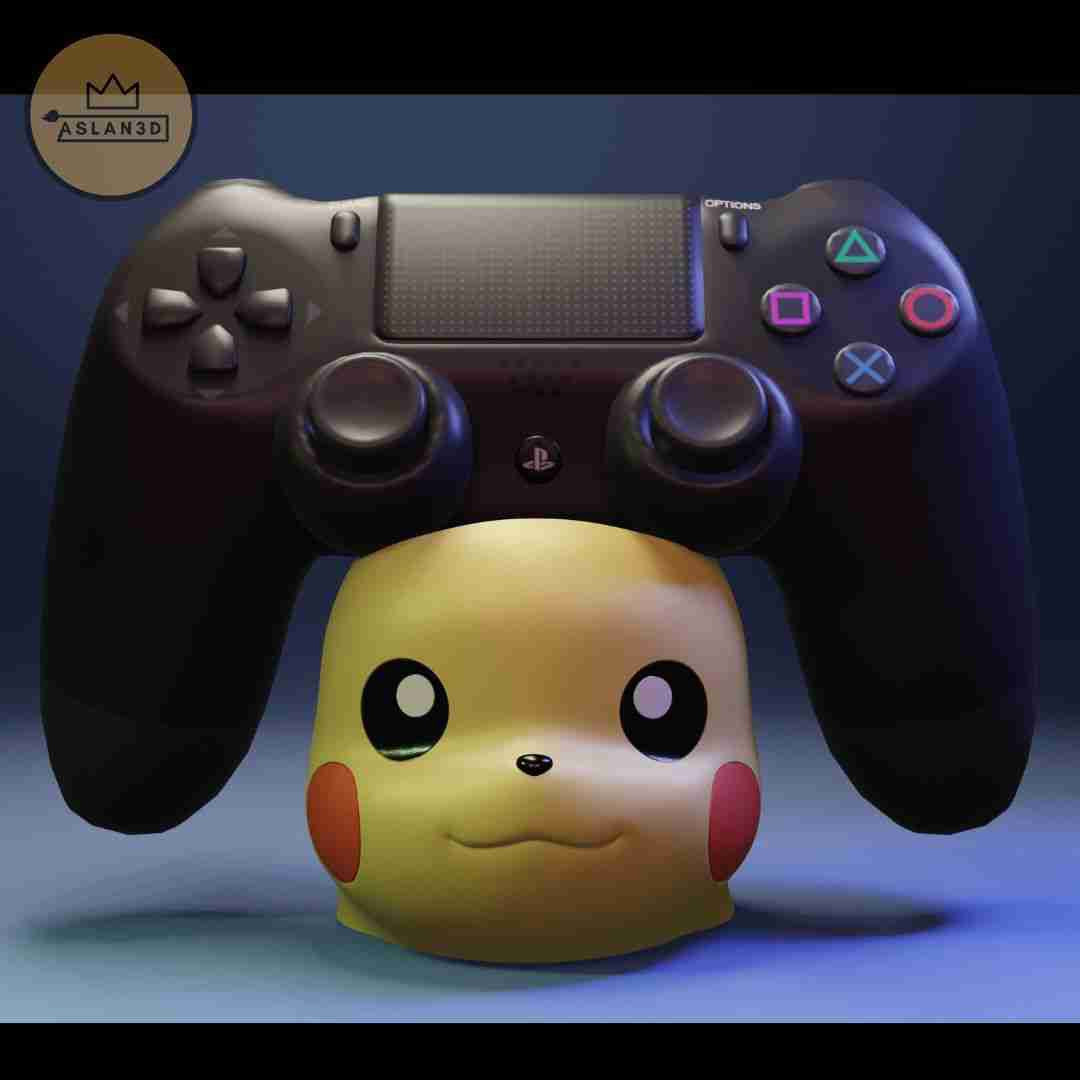 Suporte de Controle Pikachu em Impressão 3D