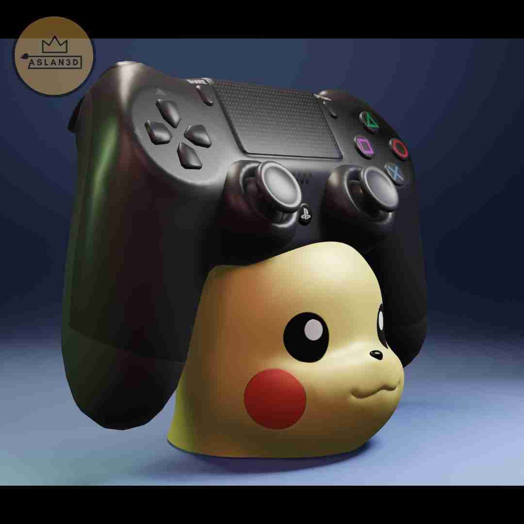 Suporte de Controle Pikachu em Impressão 3D