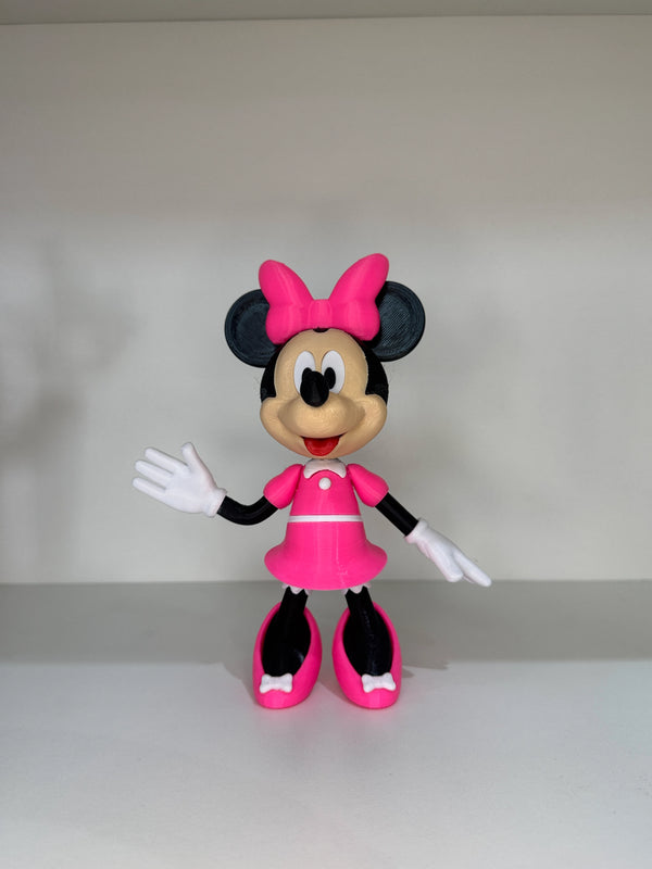 Boneco Minnie Mouse Disney – Colecionável Premium Clássico