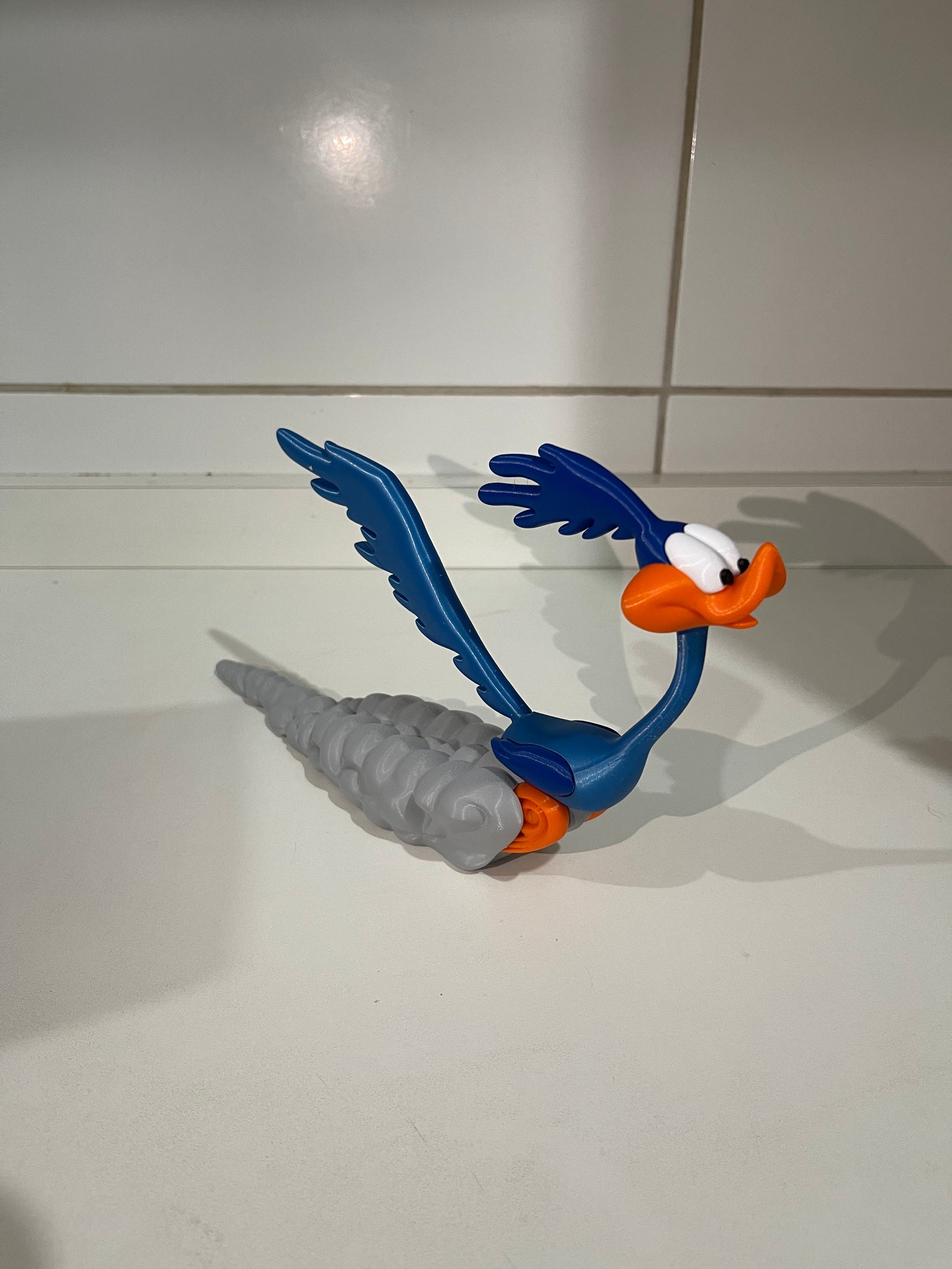 Boneco 3D do Papa-Léguas – Personagem Clássico e Icônico