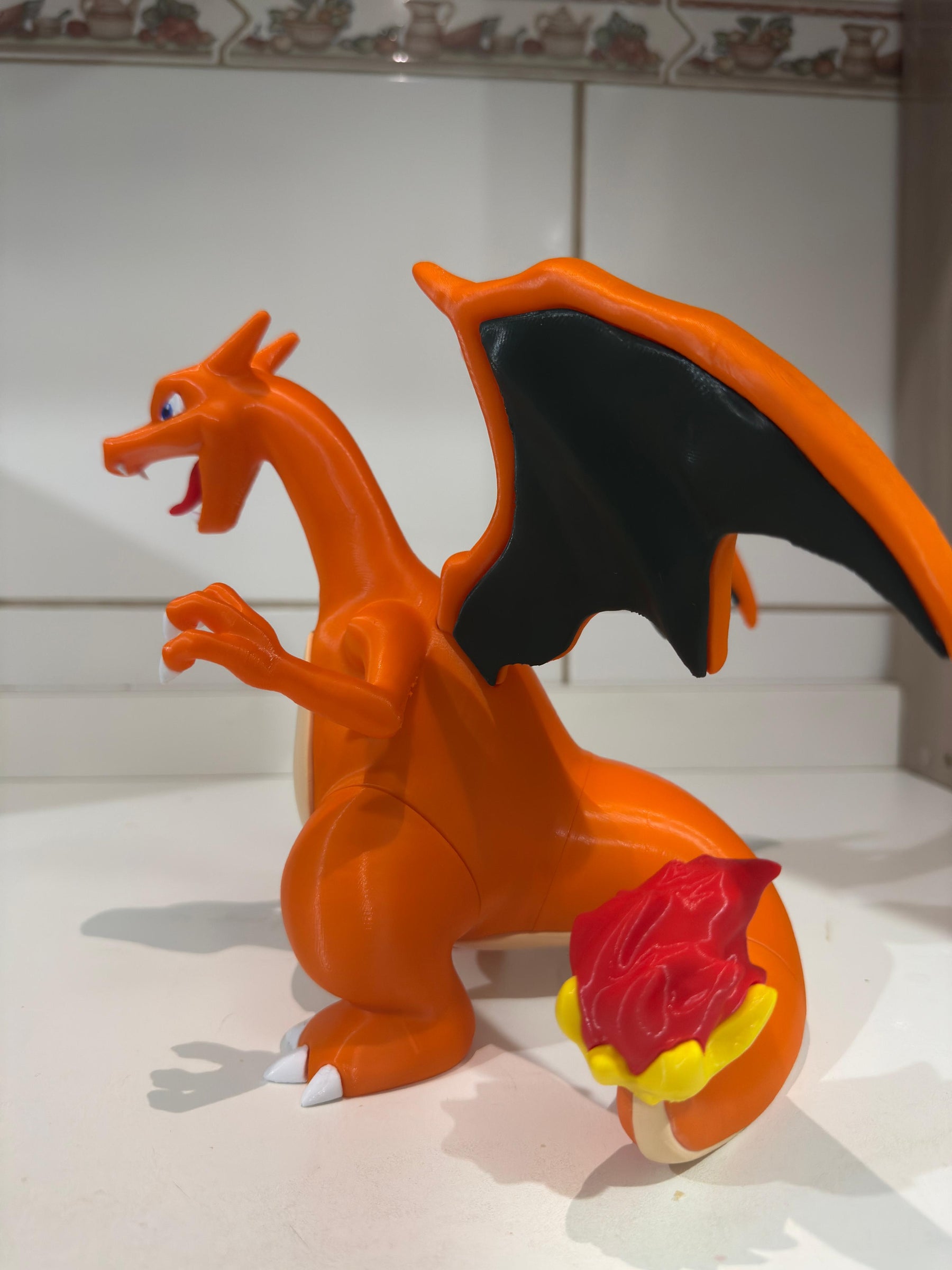 Charizard 3D Impresso – Colecionável Incrível para Fãs de Pokémon!