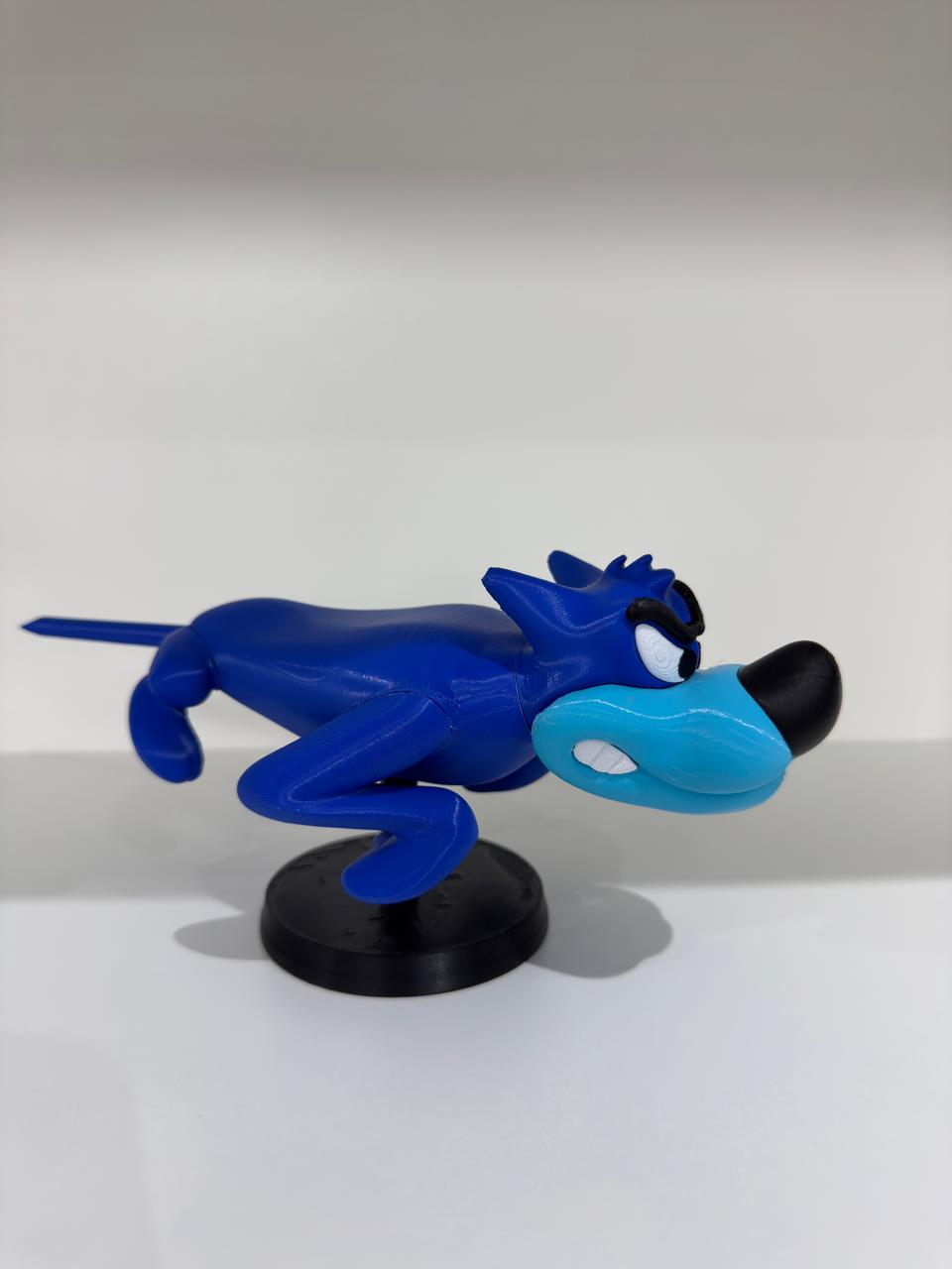 Gato a Jato Retrô – Figura 3D Inspirada em Desenhos Clássicos