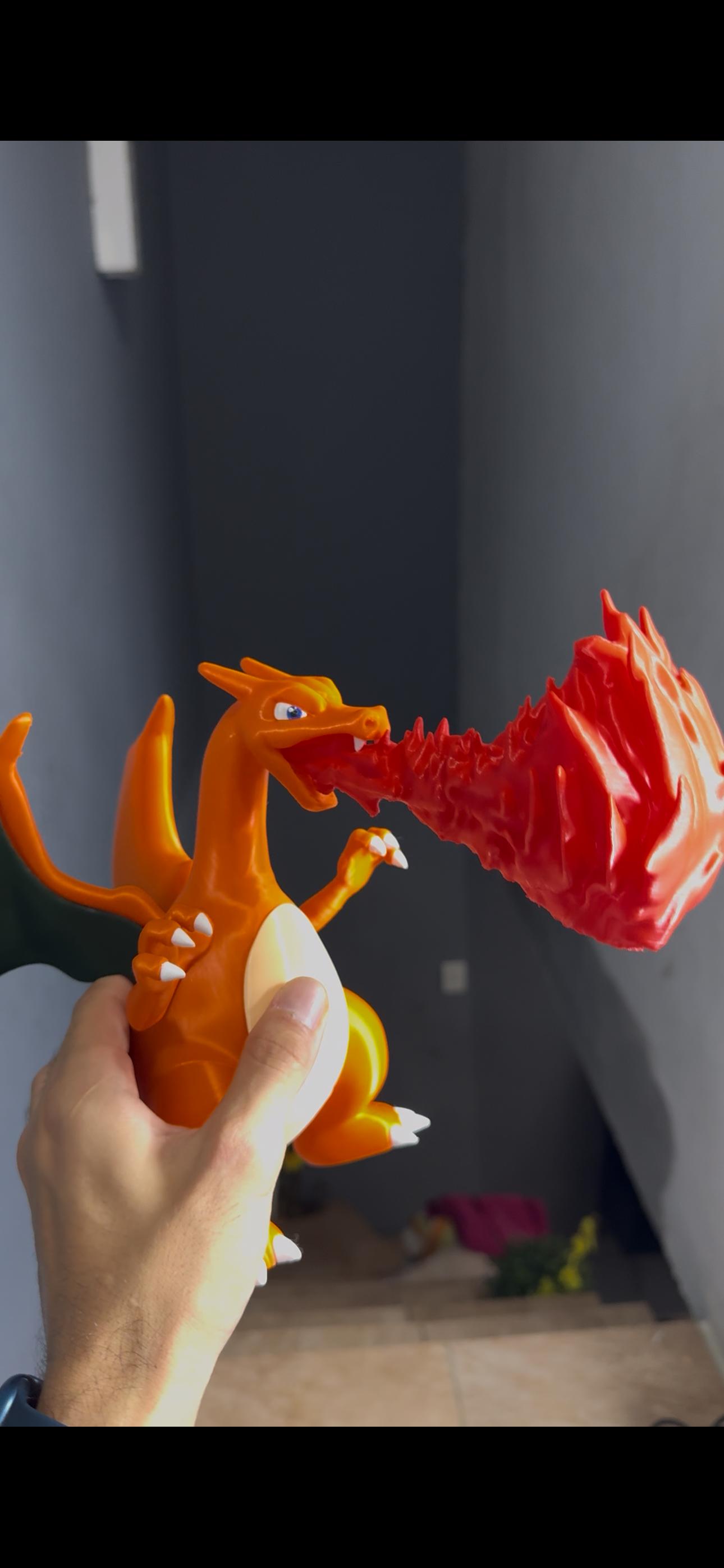 Charizard 3D Impresso – Colecionável Incrível para Fãs de Pokémon!