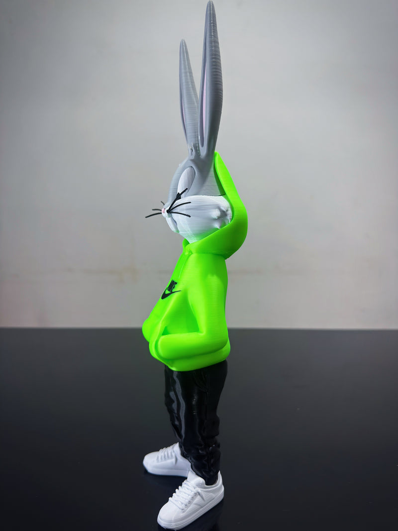 Pernalonga Urban 3D – Boneco 30cm com Blusa Nike