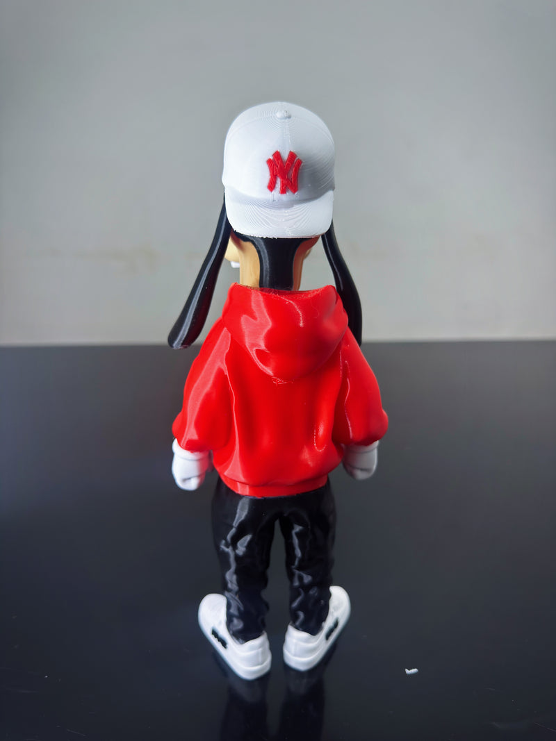 Pateta Urban 3D – Boneco 28cm com Blusa New Era