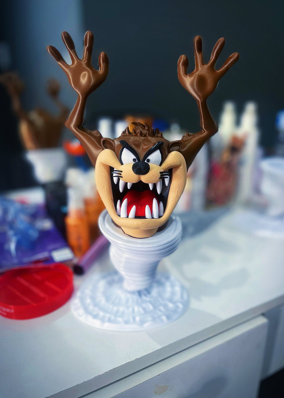 Taz em 3D: O Demônio da Tasmânia em Detalhes Incríveis