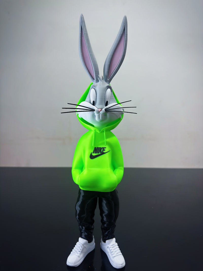 Pernalonga Urban 3D – Boneco 30cm com Blusa Nike
