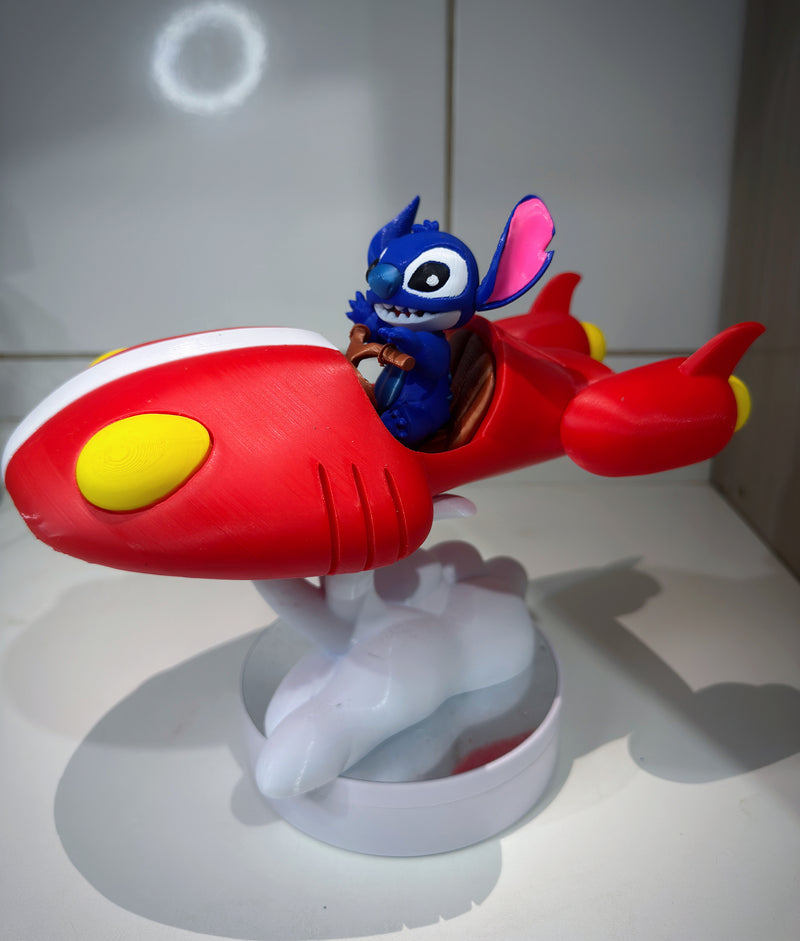 Stitch Espacial – Nave Intergaláctica em Miniatura 3D