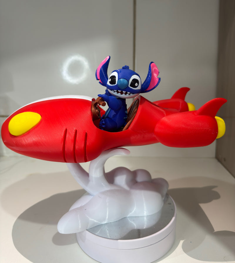 Stitch Espacial – Nave Intergaláctica em Miniatura 3D