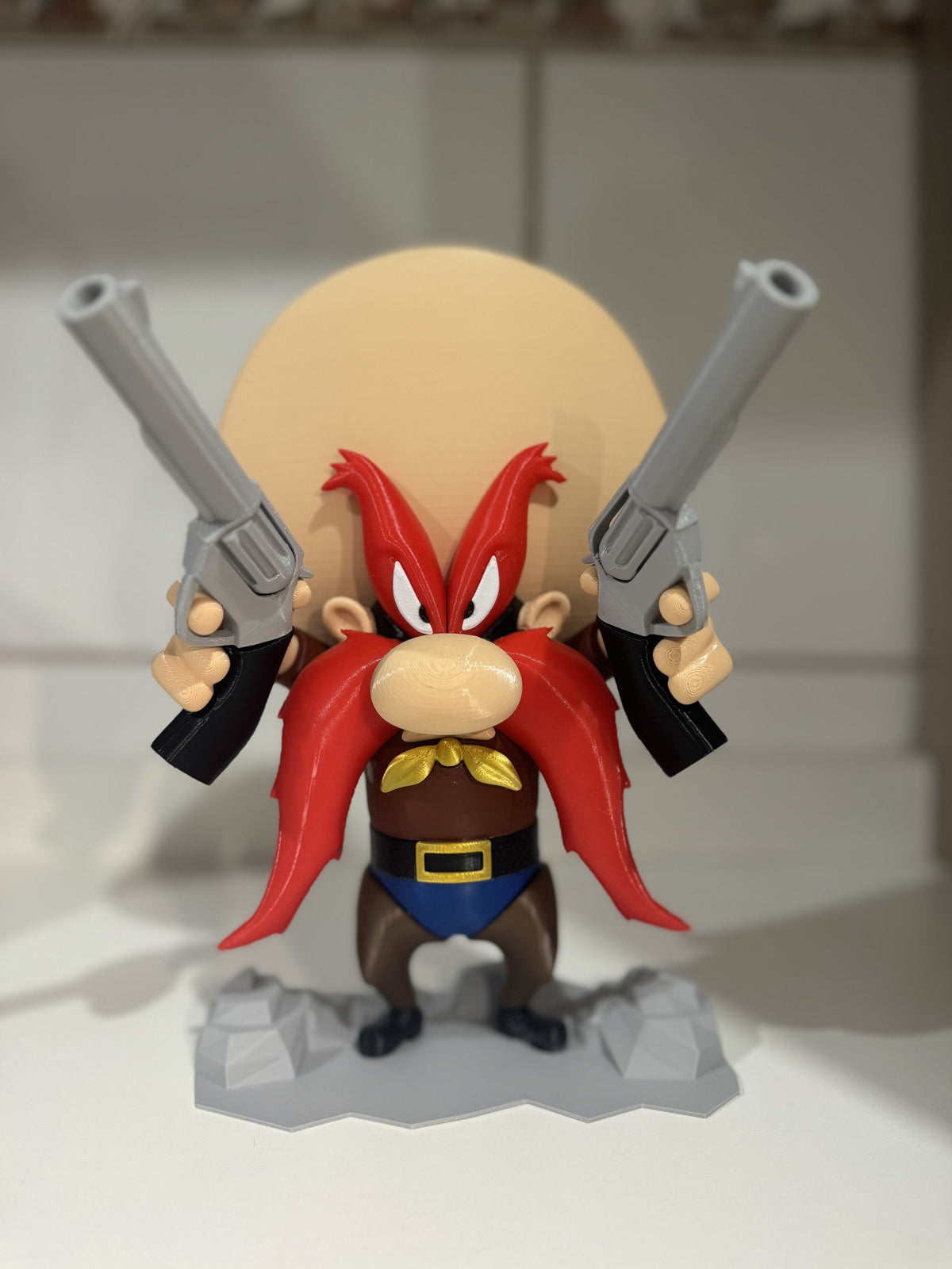 Boneco 3D do Eufrazino, o Pistoleiro – Personagem Clássico e Divertido