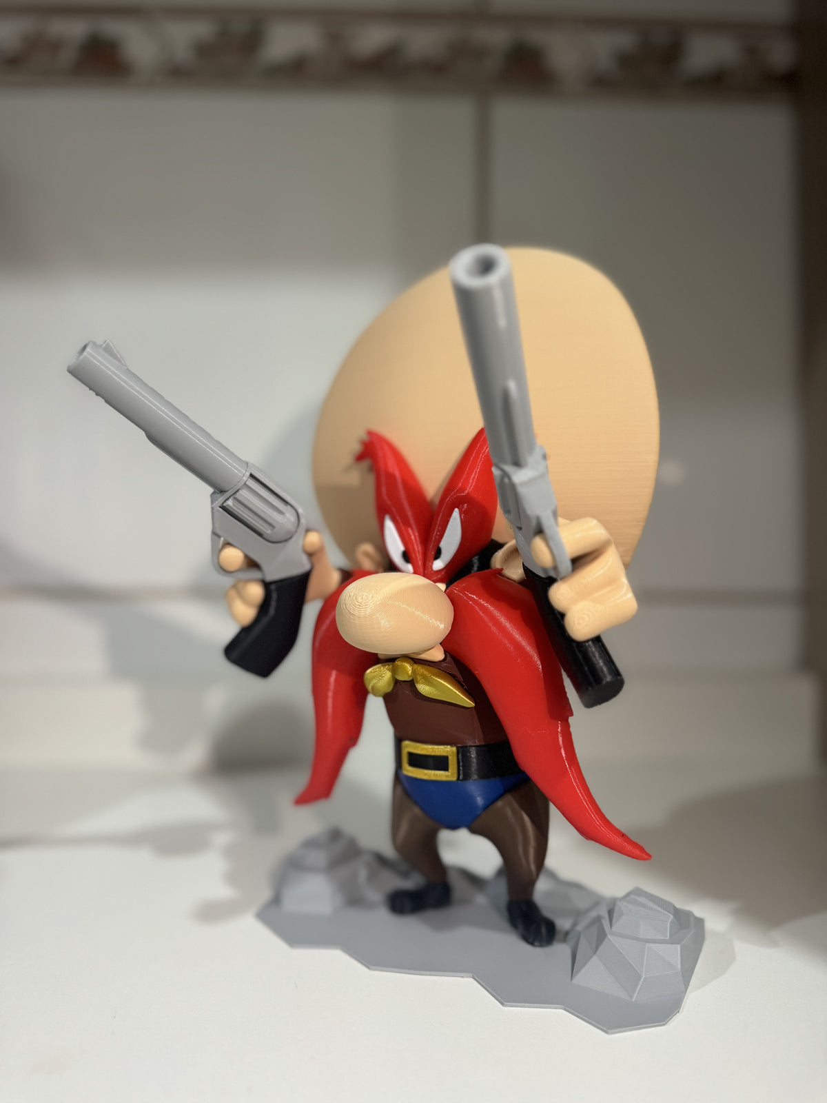 Boneco 3D do Eufrazino, o Pistoleiro – Personagem Clássico e Divertido