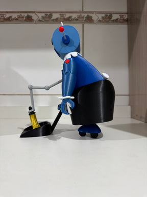Boneca 3D da Rosie, a Robô da Família Jetsons – Carinho e Tecnologia em um Só Personagem!