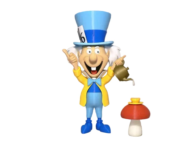 Chapeleiro Maluco em 3D: A Magia e Loucura do País das Maravilhas!