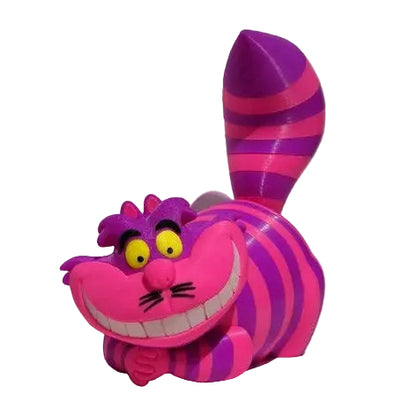 Gato Cheshire em 3D: O Enigmático Sorriso do País das Maravilhas!