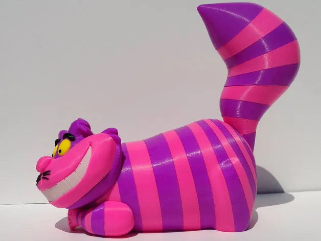 Gato Cheshire em 3D: O Enigmático Sorriso do País das Maravilhas!