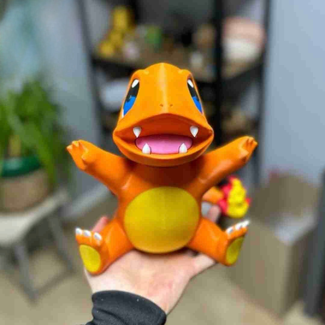 Boneco Charmander em Impressão 3D