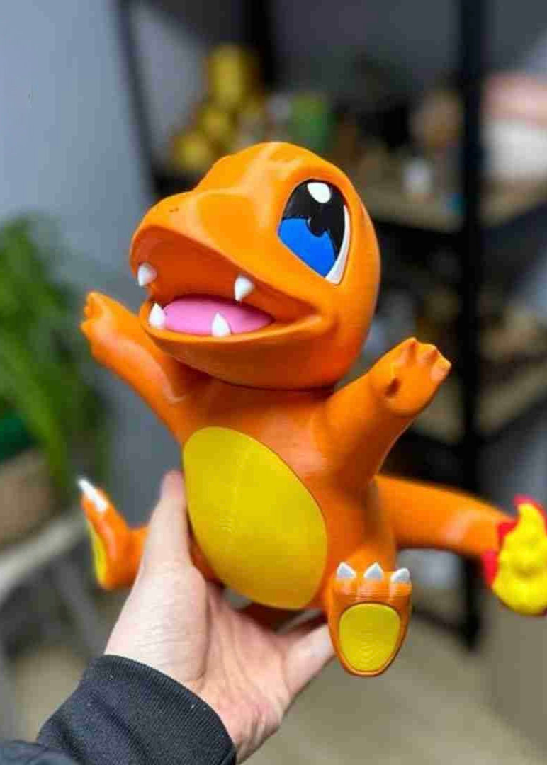 Boneco Charmander em Impressão 3D