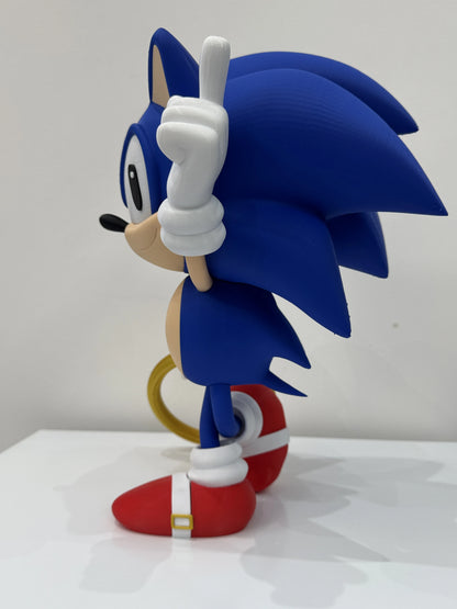 Boneco Sonic com Gold Ring – Colecionável Decorativo