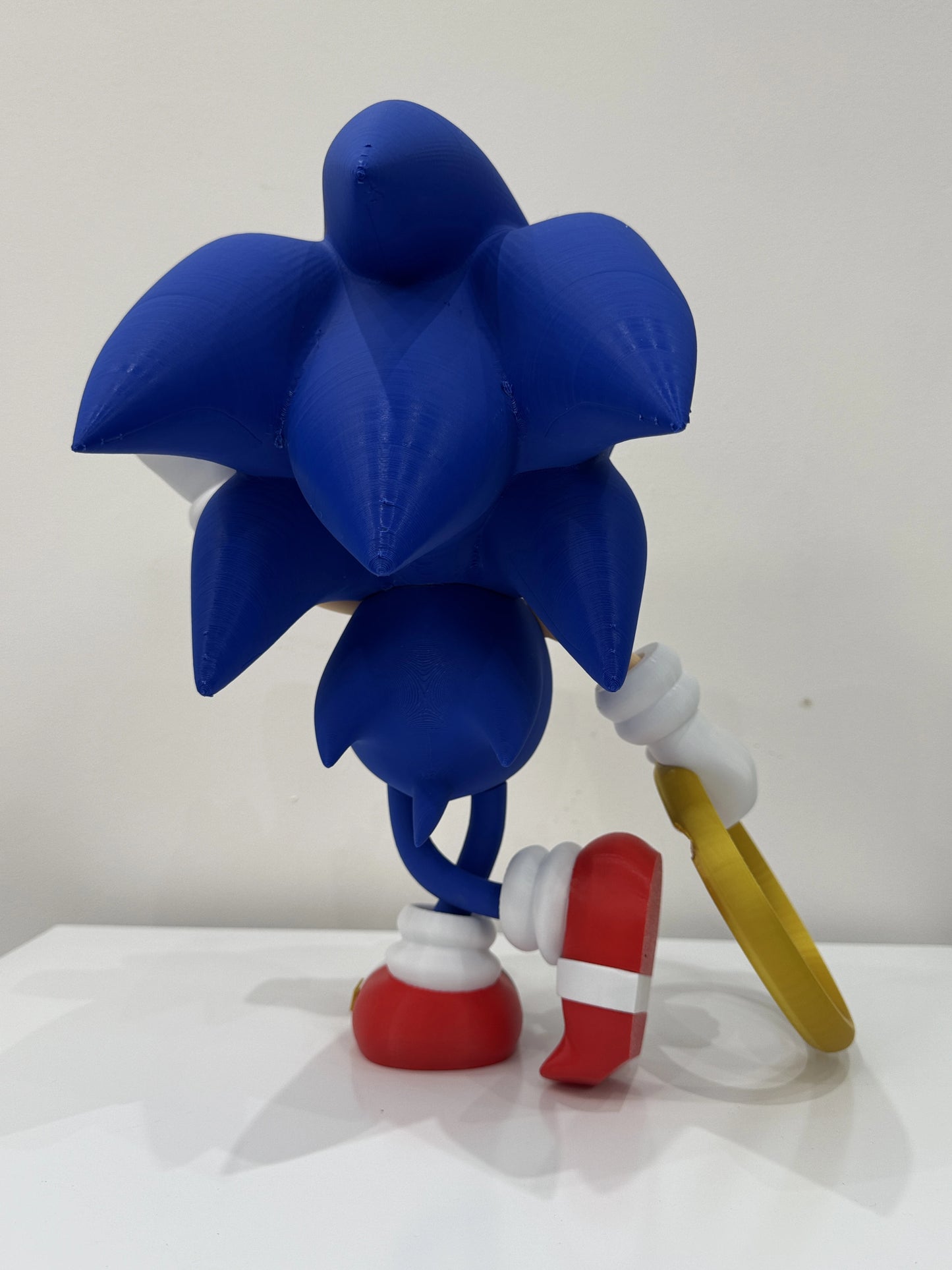 Boneco Sonic com Gold Ring – Colecionável Decorativo