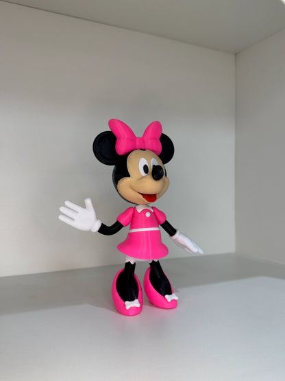 Boneco Minnie Mouse Disney – Colecionável Premium Clássico