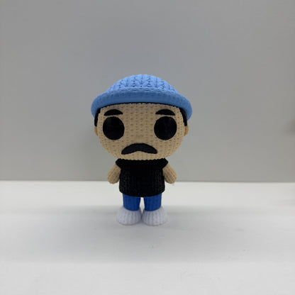 Turma do Chaves em Crochê 3D | Kit Colecionável 9 Peças