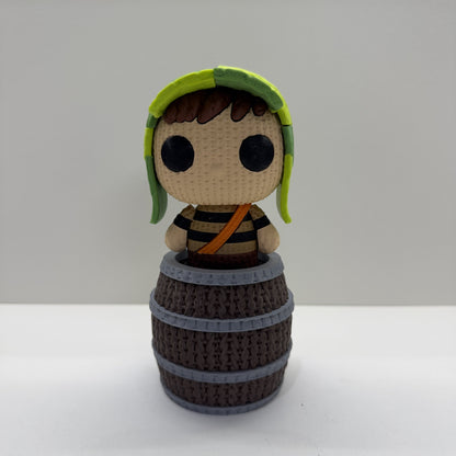 Turma do Chaves em Crochê 3D | Kit Colecionável 9 Peças