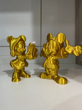 Casal Mickey e Minnie Dourados