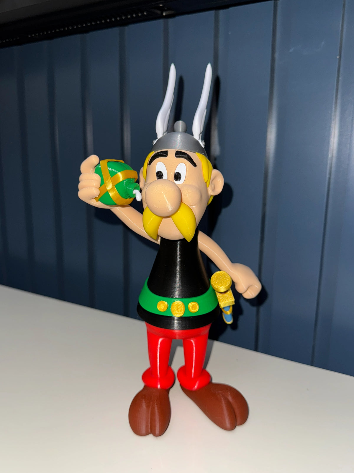 Boneco Asterix com Poção Mágica – Colecionável Premium Turma do Asterix