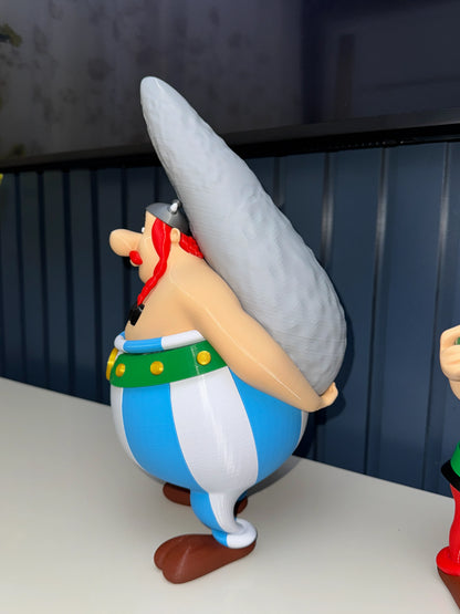 Boneco Obelix com Menir – Colecionável Premium Turma do Asterix