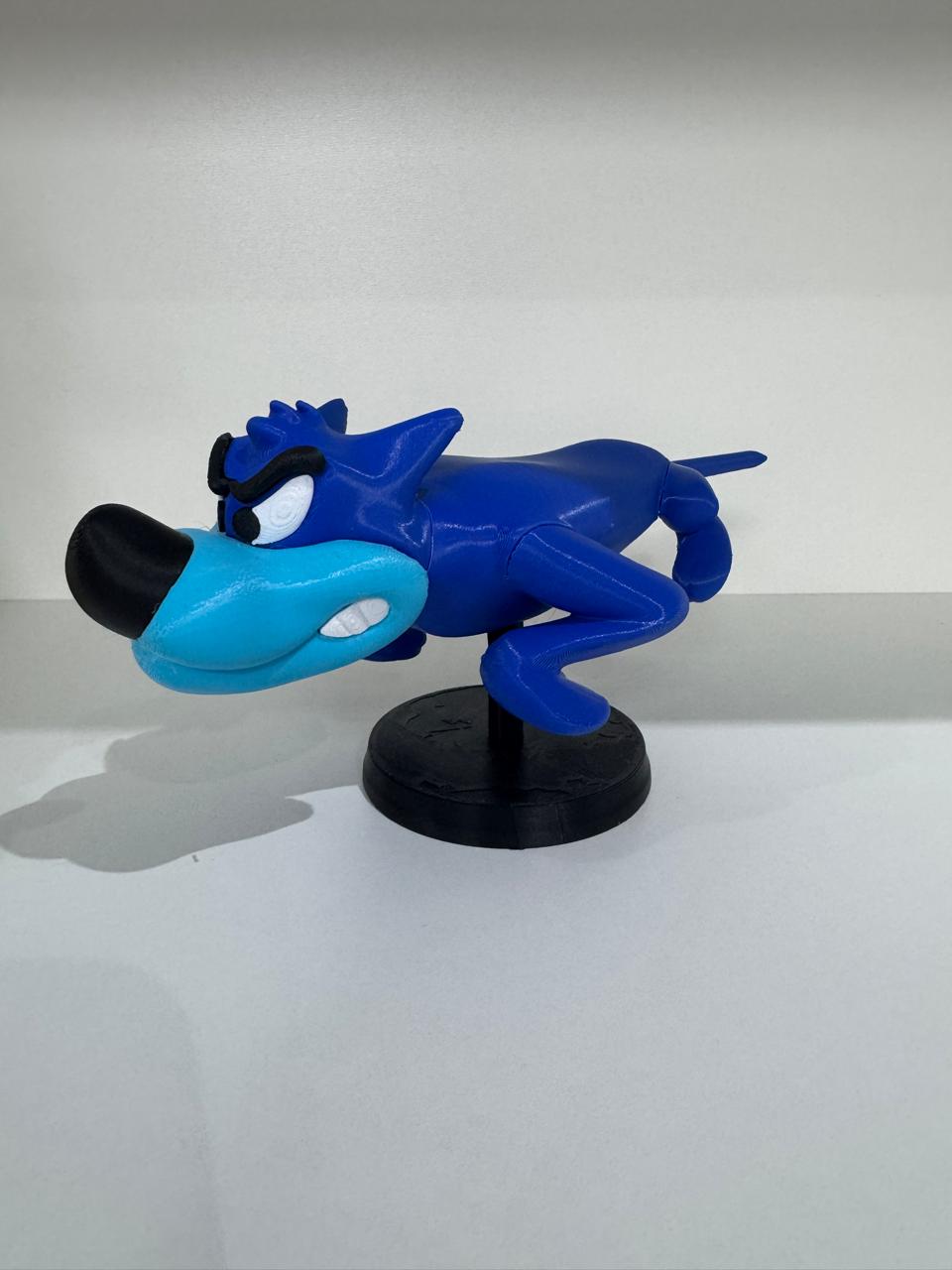 Gato a Jato Retrô – Figura 3D Inspirada em Desenhos Clássicos