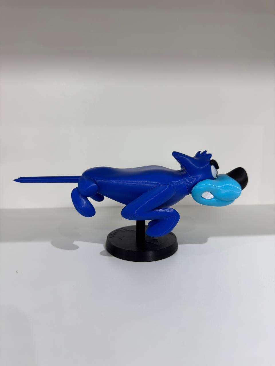 Gato a Jato Retrô – Figura 3D Inspirada em Desenhos Clássicos