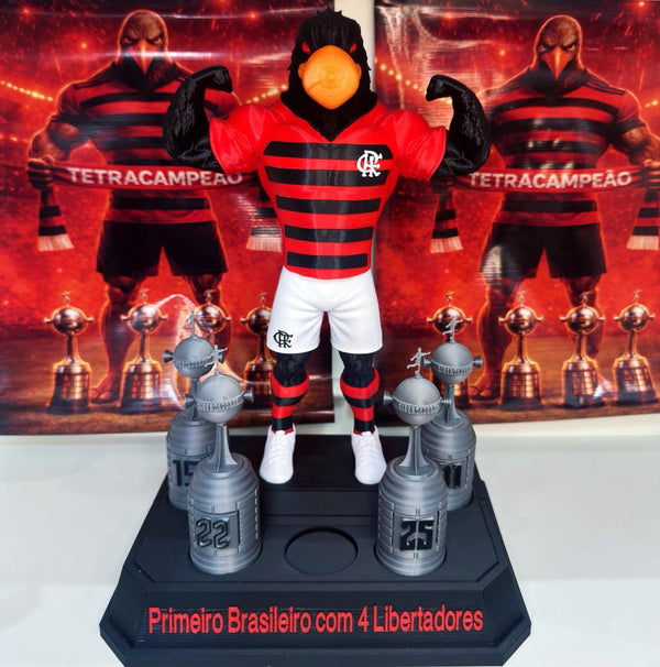 Flamengo Primeiro Brasileiro com 4 Libertadores - Mascote