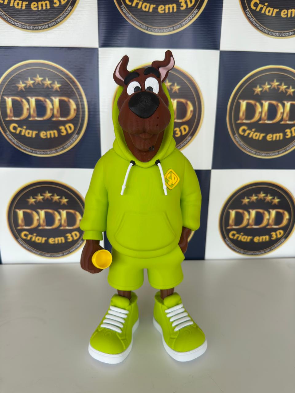 Scooby Decorativo – Peça de Coleção em Impressão 3D