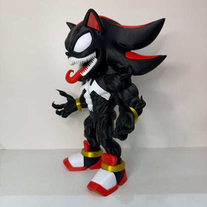 Shadow Simbionte – Estátua Decorativa 3D Estilo Venom