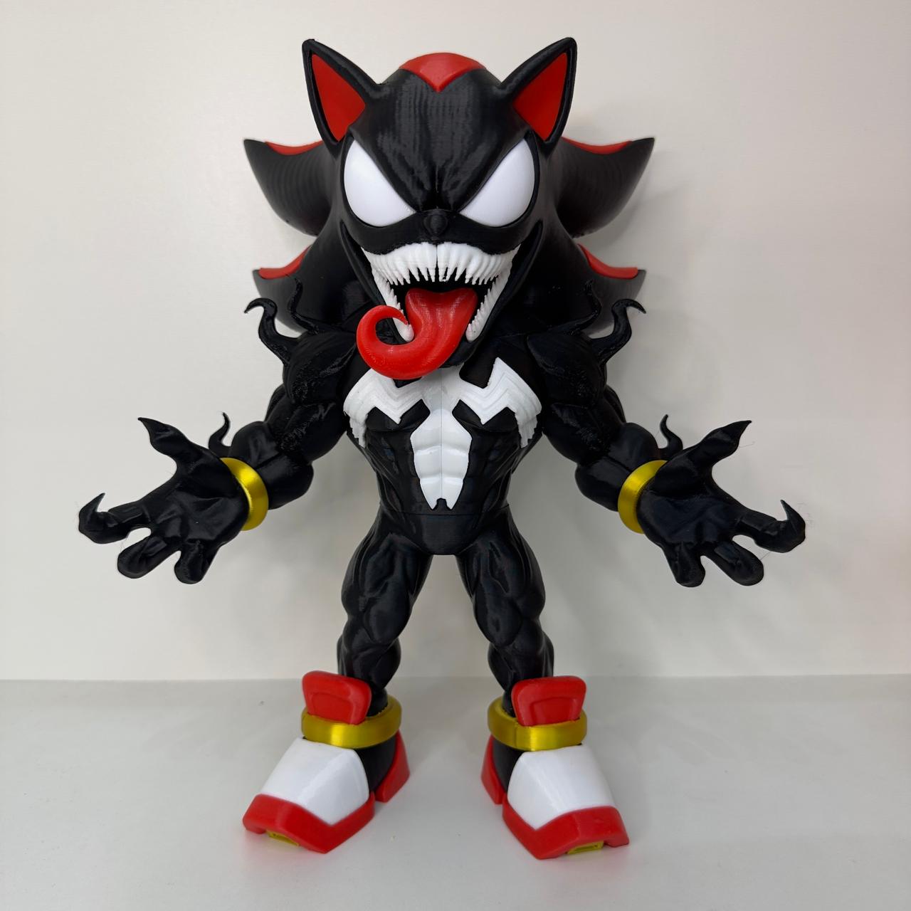 Shadow Simbionte – Estátua Decorativa 3D Estilo Venom
