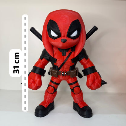 Kit Heróis Mutantes – Sonic Wolverine, Shadow Venom e Knuckles Deadpool | Estátuas Geek Impressão 3D