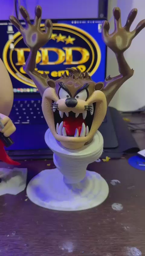 Taz em 3D: O Demônio da Tasmânia em Detalhes Incríveis